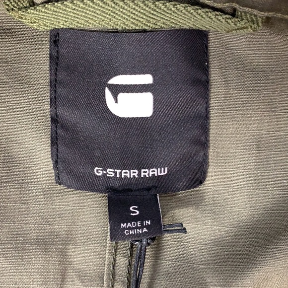 G-Star  Aefon Camo Patchwork Overshirt Size Small - Picture 5 of 8